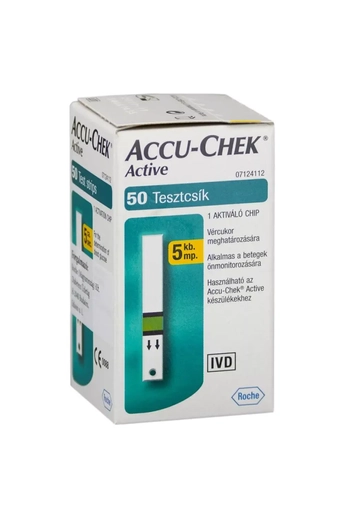 Accu-Chek Active Glucose vércukor tesztcsík 50 db