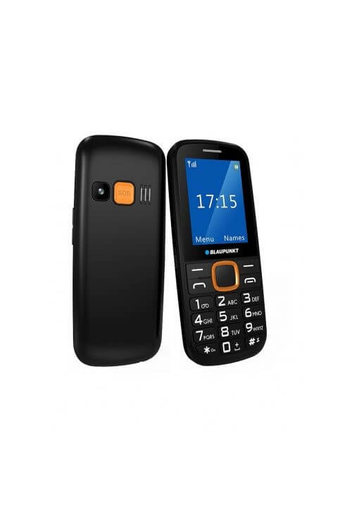 Blaupunkt BS04 időseknek,mobiltelefon készülék,fekete-narancs