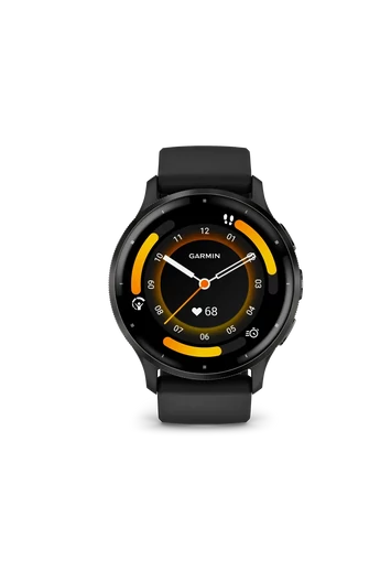 Garmin Venu 3 fekete, fekete kerettel, szilikon szíjjal