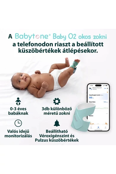 Babytone-babyo2-legzesfigyelo-zokni-pulzus