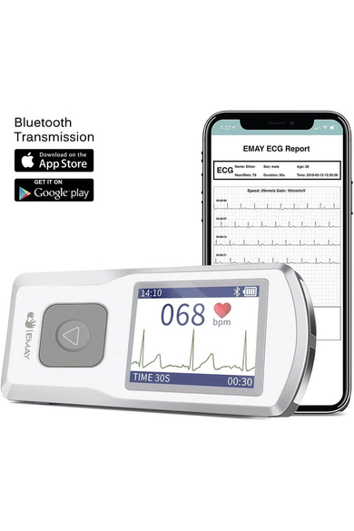 Emay Hordozható mini EKG monitor (újracsomagolt)