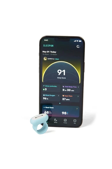 Go2sleep3-sleepon3-alvasteszt-veroxigenszint-mero-alvasi-apnoe-ejszakai-alvas-gyuru-app-bluetooth