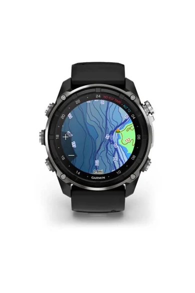garmin-descent-mk3i-51-mm-ezust-fekete-pvd-titanium-fekete-szurke-szilikon-szijjal-010-02752-08-gps