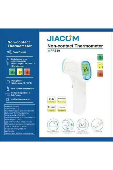 Jiacom FR880 érintésmentes infravörös hőmérő