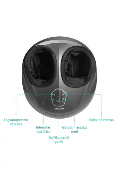 Naipo MGF-836 Lábmasszírozó légkompresszióval, melegítő funkcióval