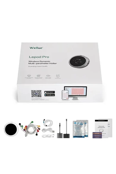 viatom-lepod-pro-er3-7-elvezeteses-24-oras-mini-ekg-holter-monitor-tartozekok